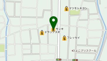 サンキ 高崎日高店の地図画像