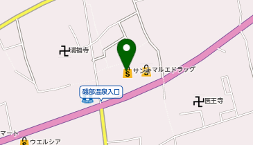 サンキ 安中店の地図画像