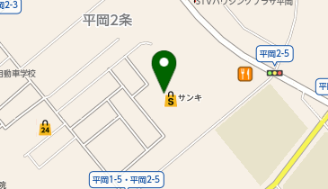サンキ 平岡イオンタウン店の地図画像