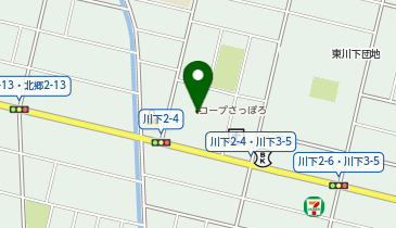 サンキ かわしも店の地図画像