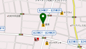 サンキ 元町店の地図画像