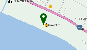 サンキ 上磯店の地図画像