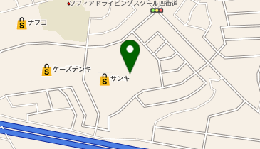 サンキ 四街道もねの里店の地図画像