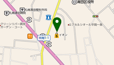 サンキ 清田店の地図画像