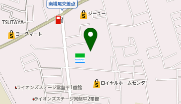 サンキ 南増尾店の地図画像