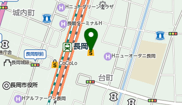 サンキ 長岡駅東口店の地図画像