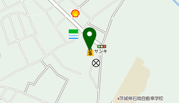 サンキ 石岡店の地図画像