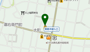 サンキ 栃木店の地図画像