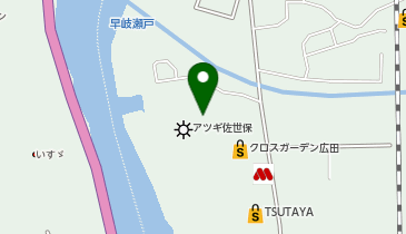 サンキ 佐世保店の地図画像