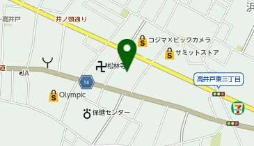 ホリデー車検 杉並の地図画像