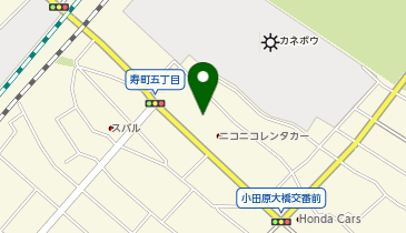 ホリデー車検 小田原の地図画像