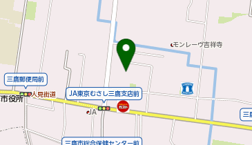 ホリデー車検 三鷹の地図画像