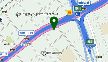 ホリデー車検 神戸長田の地図画像