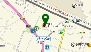 ヤオコー 小川ショッピングセンター(埼玉県)の地図画像