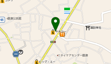 ヤオコー 富士見羽沢店(埼玉県)の地図画像