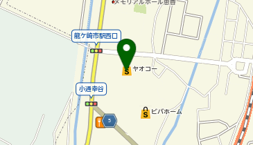 ヤオコー 竜ケ崎佐貫店(茨城県)の地図画像