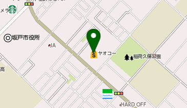 ヤオコー 坂戸千代田店(埼玉県)の地図画像