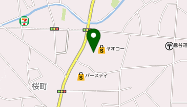 ヤオコー 熊谷箱田店(埼玉県)の地図画像