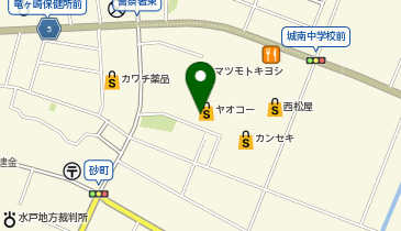 ヤオコー 竜ケ崎店(茨城県)の地図画像