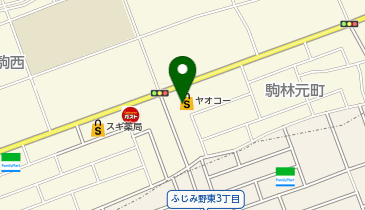 ヤオコー 上福岡駒林店(埼玉県)の地図画像