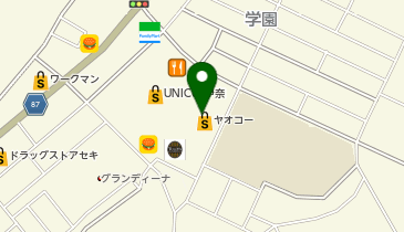 ヤオコー 伊奈店(埼玉県)の地図画像