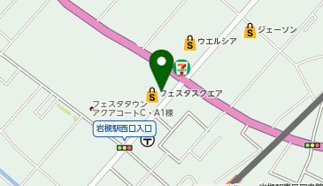 ヤオコー 岩槻西町店(埼玉県)の地図画像