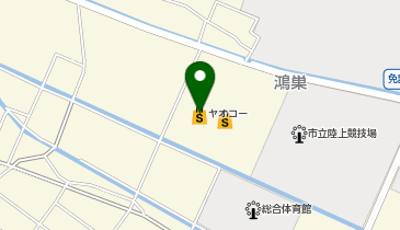 ヤオコー 鴻巣免許センター前店(埼玉県)の地図画像