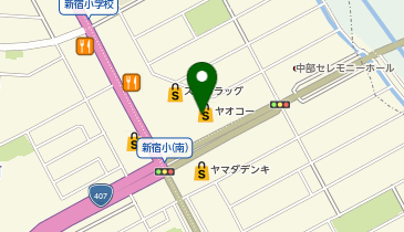 ヤオコー 東松山新宿町店(埼玉県)の地図画像