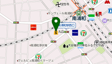 ヤオコー まるひろ南浦和店(埼玉県)の地図画像