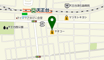 ヤオコー 天王台店(千葉県)の地図画像