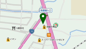 アストロプロダクツ 福島店の地図画像