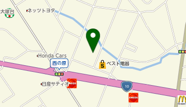 アストロプロダクツ 宮崎店の地図画像