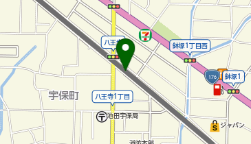 サンディ 池田城南店の地図画像