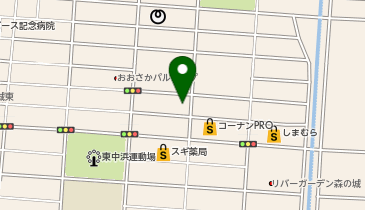 サンディ 東中浜店の地図画像