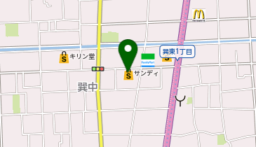 サンディ 生野巽店の地図画像