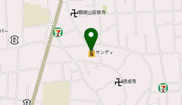 サンディ 桃谷店の地図画像