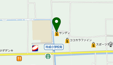 サンディ 橿原葛本店の地図画像