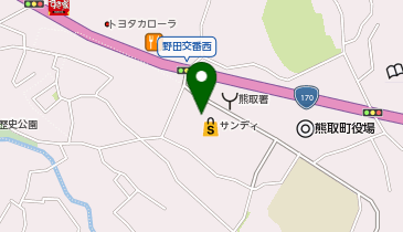 サンディ 熊取店の地図画像