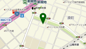 サンディ 新開地店の地図画像