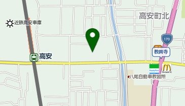 サンディ 八尾高安店の地図画像