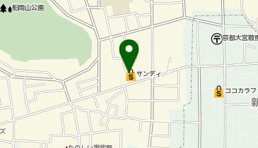 サンディ 京都紫野店の地図画像