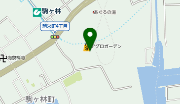 サンディ アグロ駒ケ林店の地図画像