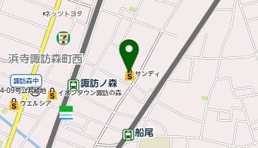 サンディ 諏訪ノ森店の地図画像