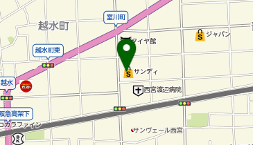 サンディ 西宮室川店の地図画像