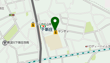 サンディ 下新庄店の地図画像