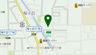 サンディ 八尾旭ケ丘店の地図画像