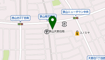 サンディ 狭山大野台店の地図画像