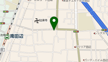 サンディ 南田辺店の地図画像