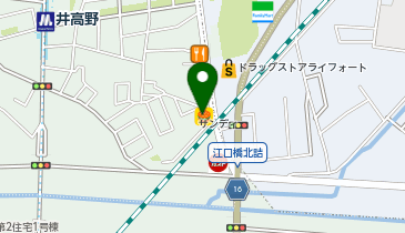 サンディ 北江口店の地図画像
