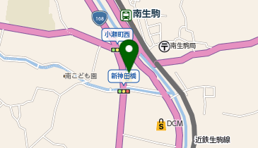 サンディ 南生駒店の地図画像